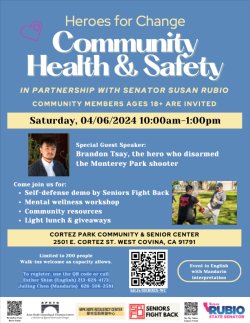 Community Health & Safety Flyer